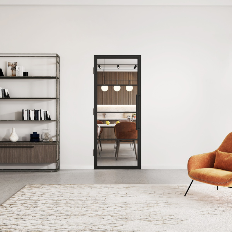 Outlet: Binnendeur Staal en Glas 933 x 2115 mm