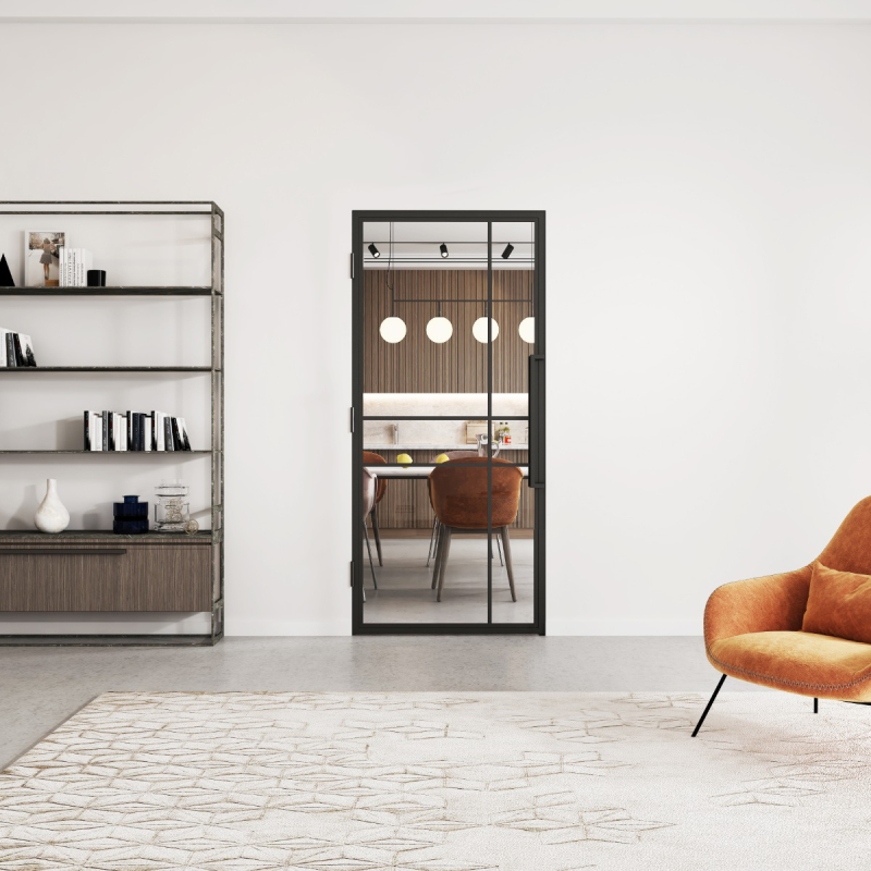 Outlet: Binnendeur Staal en Glas 778 x 2113 mm