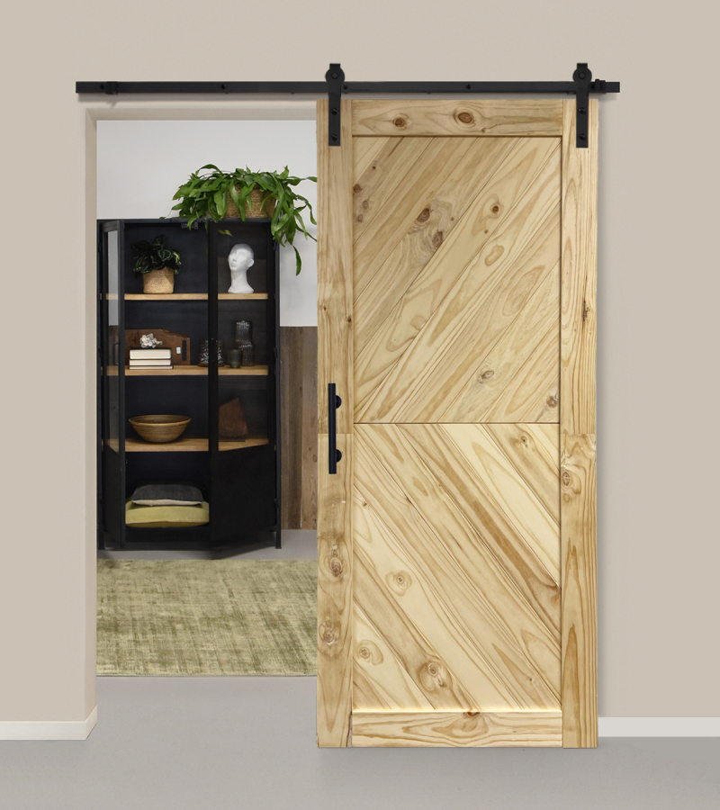 DIY houten deur in Visgraat uitvoering 95x215 cm
