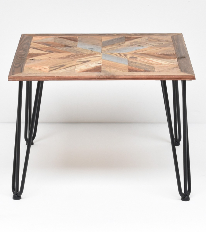 Barnwood Mozaïek Tafel 60 x 60 x 41 cm