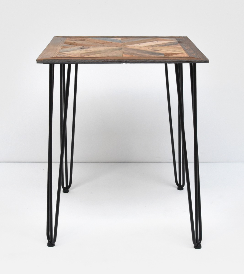 Barnwood Mozaïek Tafel 60 x 60 x 71 cm