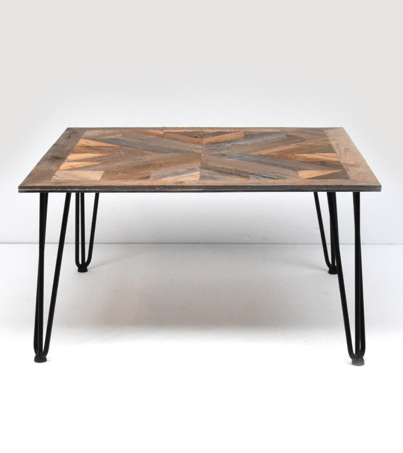 Barnwood Mozaïek Tafel 80 x 80 x 41 cm