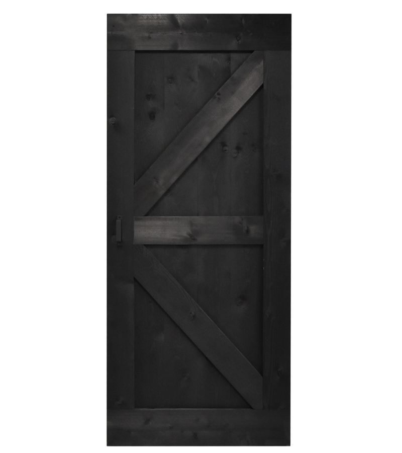 Loftdeur Douglas Vintage Zwart voor buiten