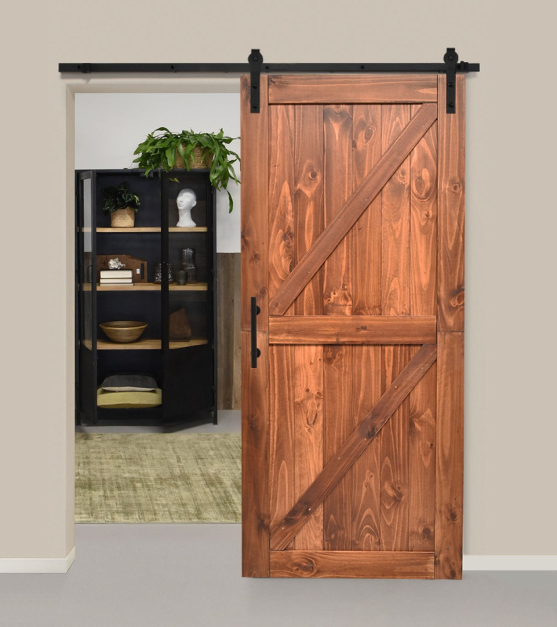 DIY houten deur in Vintage bruin 95x215 cm