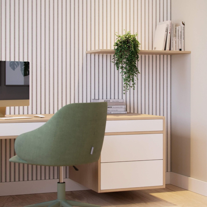 Akoestisch paneel White Matte