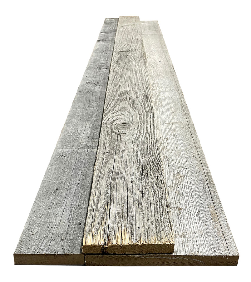 Barnwood Planken Grijs Gezaagd en geschaafd per m2