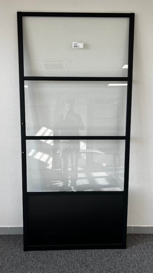 Outlet: Loftdeur Aluminium Zwart 106 x 230 cm