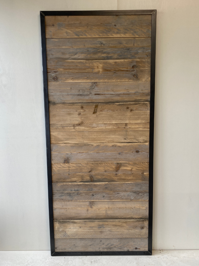 Outlet: Loftdeur Gebruikt steigerhout 95 x 215 cm