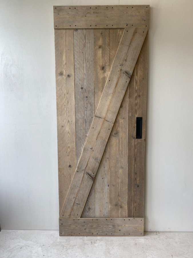 Outlet: Loftdeur Gebruikt Steigerhout 84 x 215 cm