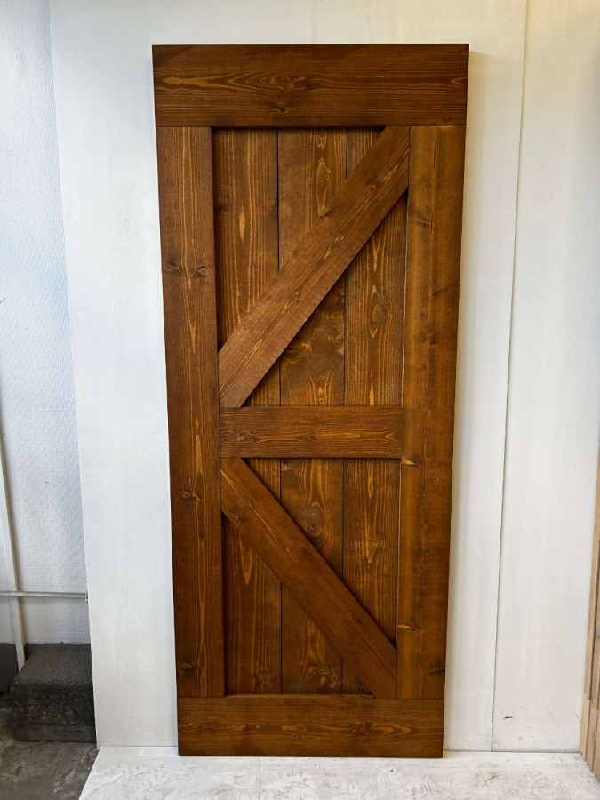 Outlet: Loftdeur Steigerhout Vintage Bruin 80 x 200 cm
