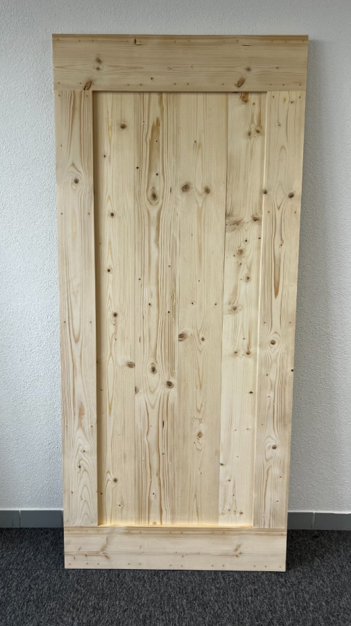 Outlet: Loftdeur Onbehandeld Steigerhout 95x215