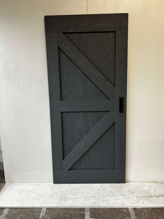 Outlet: Loftdeur Steigerhout Leisteen Grijs 100 x 218 cm