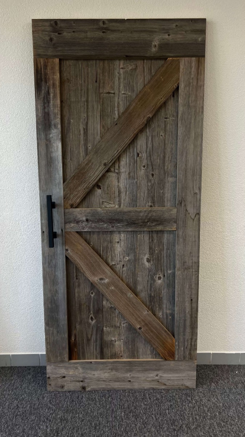 Outlet: Loftdeur Barnwood Grijs 95 x 220 cm