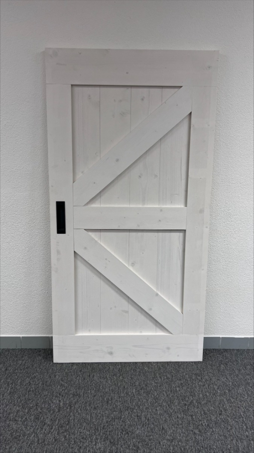 Outlet: Loftdeur Steigerhout Vintage Wit 100 x 195 cm