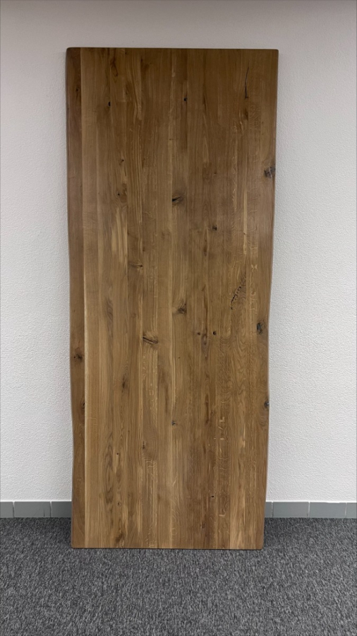 Outlet: Opgebouwd Eiken Tafelblad Boomkant 105 x 240 cm