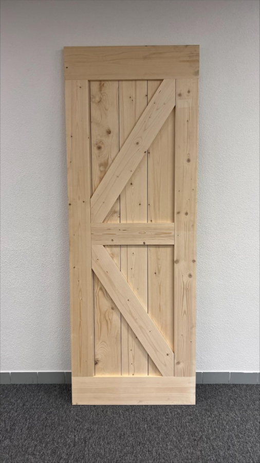 Outlet: Loftdeur Onbehandeld Steigerhout 83 x 231 cm