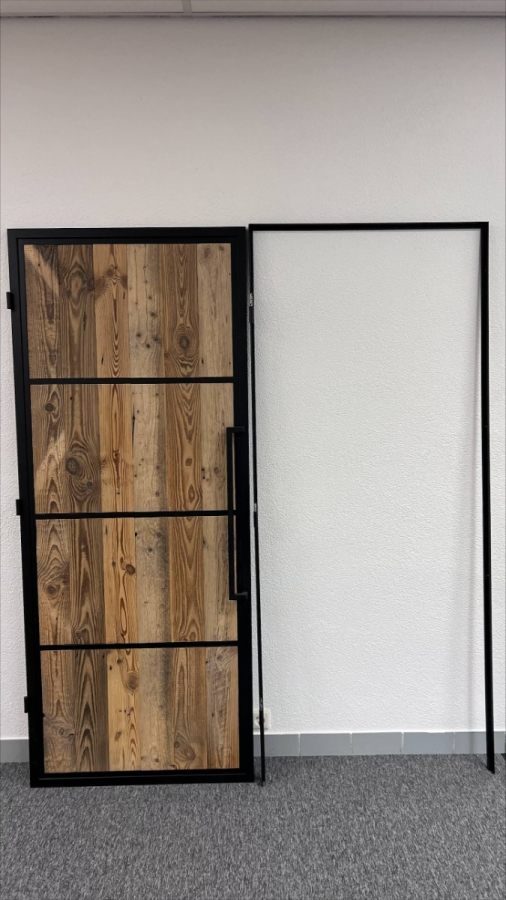 Outlet: Binnendeur 4-vaks Barnwood Bruin 833 x 2015 mm