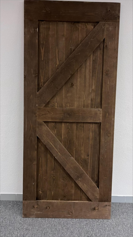 Outlet: Loftdeur Steigerhout Vintage Bruin 100 x 235 cm