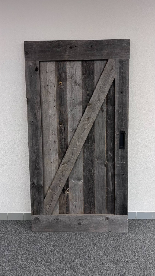 Outlet: Loftdeur Barnwood Grijs 110 x 21 cm