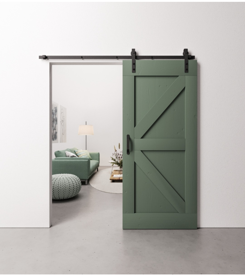 Loftdeur Steigerhout in een RAL kleur