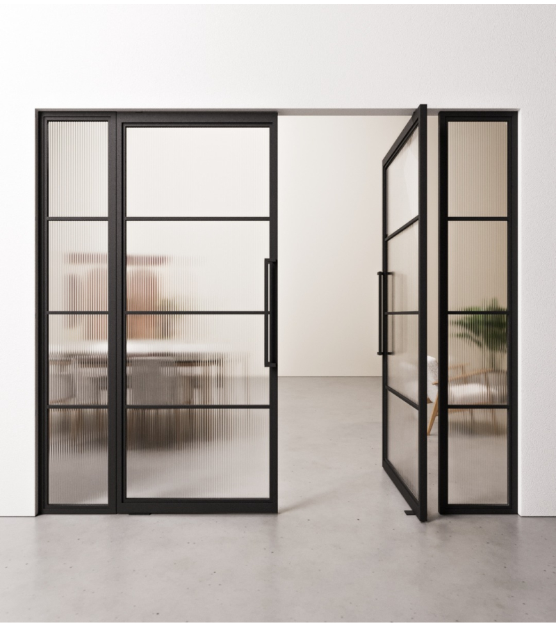 Dubbele Taatsdeuren 4 vaks met zijpanelen op maat gemaakt