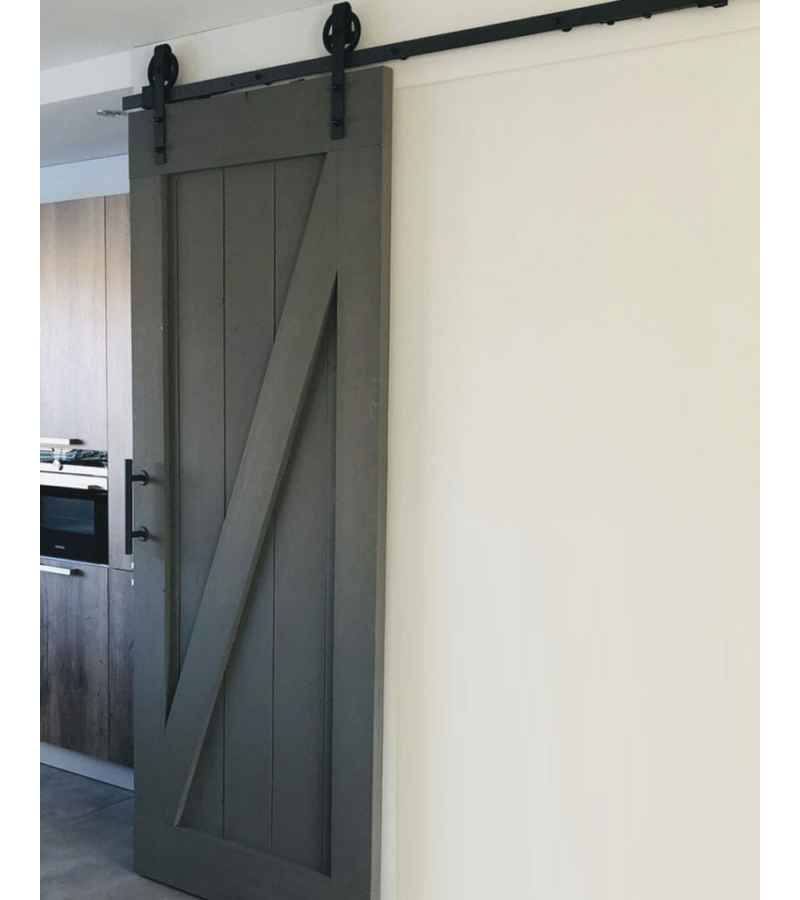 Loftdeur Steigerhout in een Krijtverf-kleur