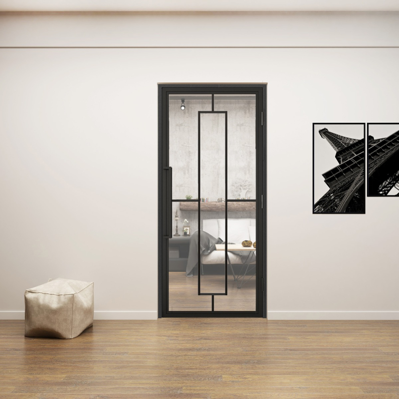 Binnendeur Staal en Glas 5 vaks classic