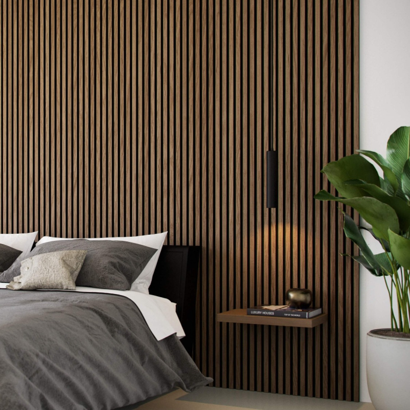 Akoestisch paneel Smoked Oak