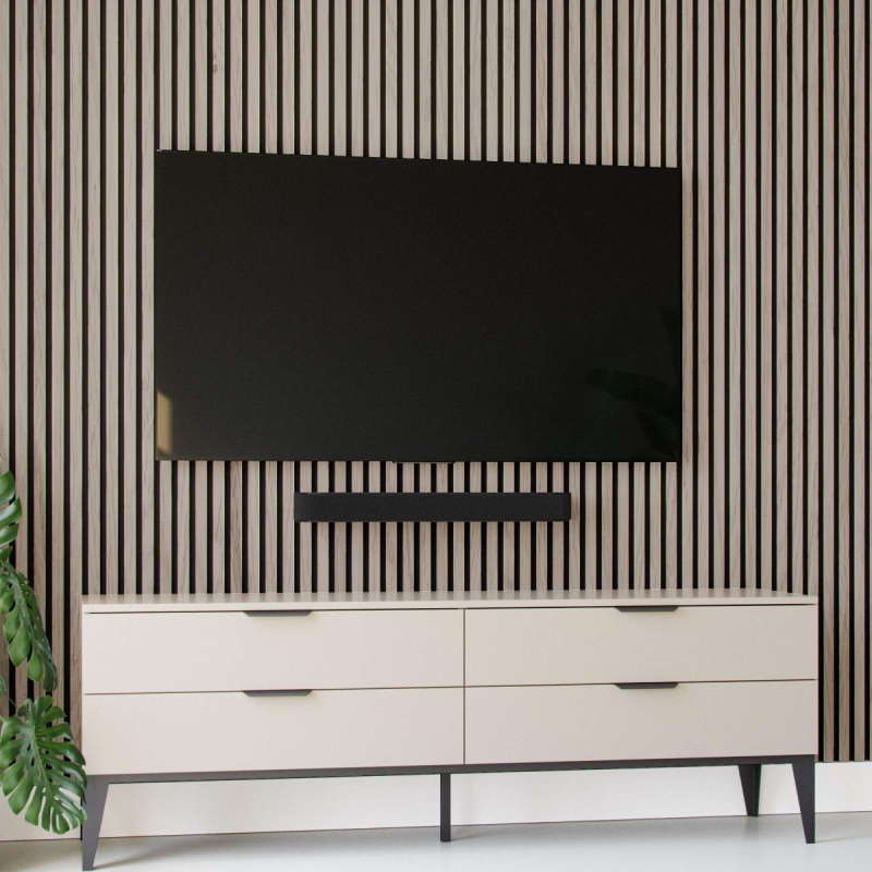 Akoestisch paneel Grey Oak