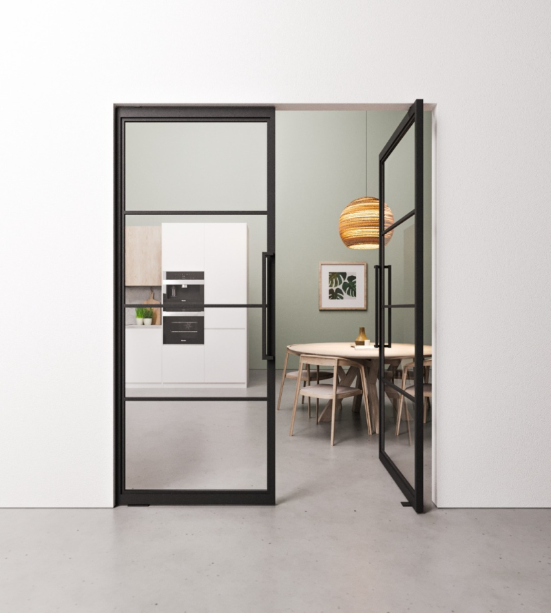 Dubbele Taatsdeur 4 vaks op maat gemaakt