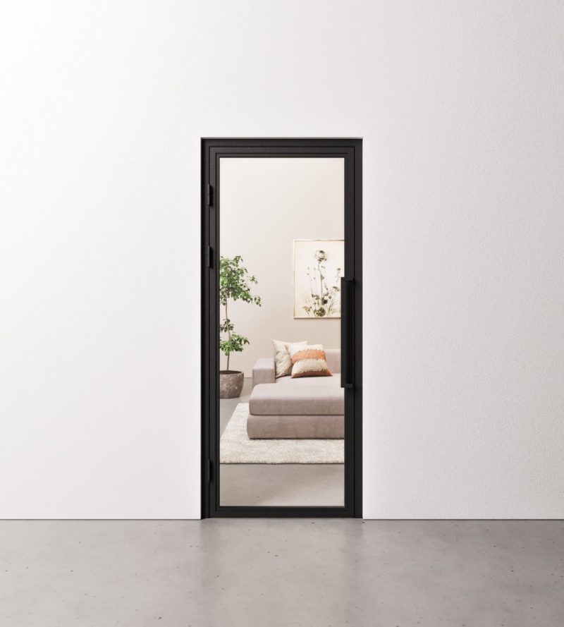 Binnendeur Staal en Glas 1 vaks