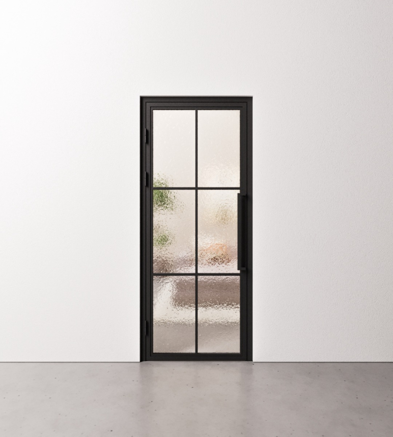 Binnendeur Staal en Glas 6 vaks