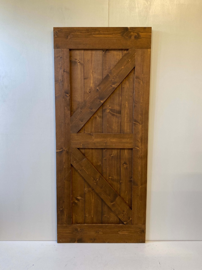 Outlet: Loftdeur Steigerhout Vintage Bruin 90 x 210 cm