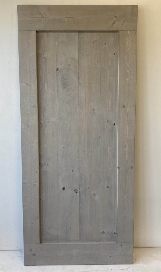 Outlet: Loftdeur Steigerhout Vintage Grijs 95 x 215 cm