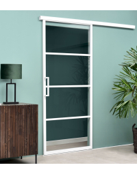 Schuifdeur Wit Aluminium Modern