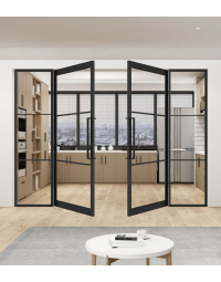 Dubbele Taatsdeuren 3 vaks met zijpanelen op maat gemaakt