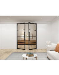 Dubbele binnendeuren met kozijn