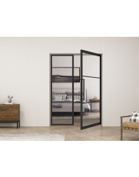 Taatsdeur 3 vaks met zijpanelen op maat gemaakt