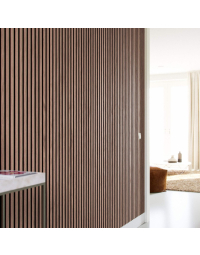 Akoestisch paneel Walnut