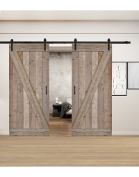 Dubbele Loftdeuren Gebruikt Steigerhout