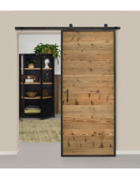 Loftdeur Barnwood Raw Steel - Bruin