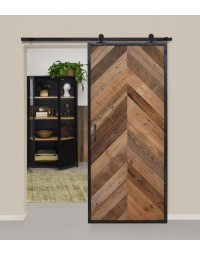 Loftdeur Hongaarse Punt Raw Steel