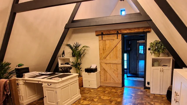 Schuifdeur onbehandeld steigerhout