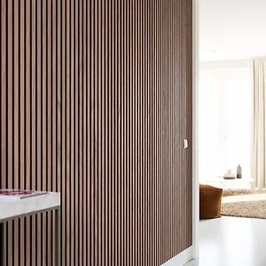 Akoestisch paneel Walnut