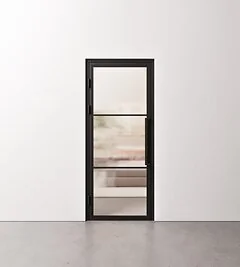 Binnendeur Staal en Glas 3 vaks