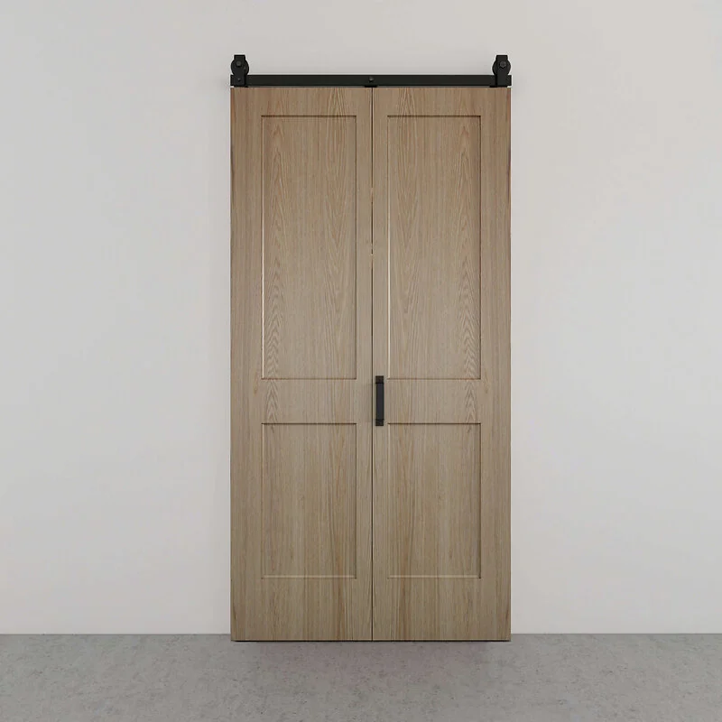 Complete vouwdeurenset - eiken naturel