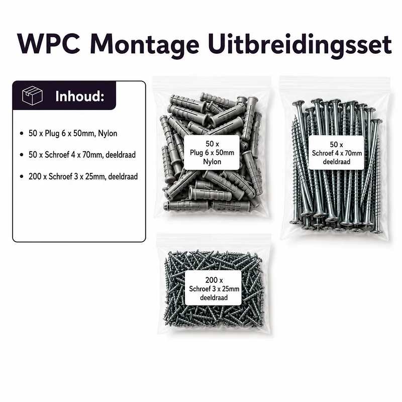 WPC Montage Uitbreidingsset