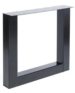 Tafelpoot Staal U-model