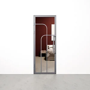 Binnendeur Double Arc ijzergrijs