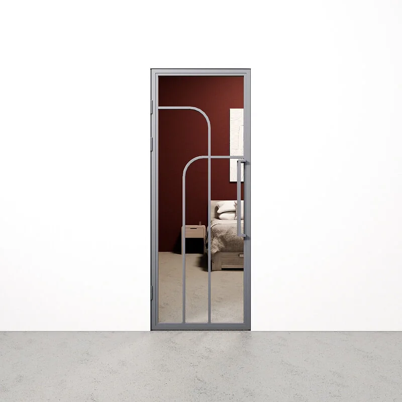 Binnendeur Double Arc ijzergrijs